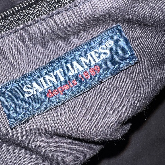 Saint James Other - Saint James weekend tote bag. Cotton. Black. Zipper all around. Well made.